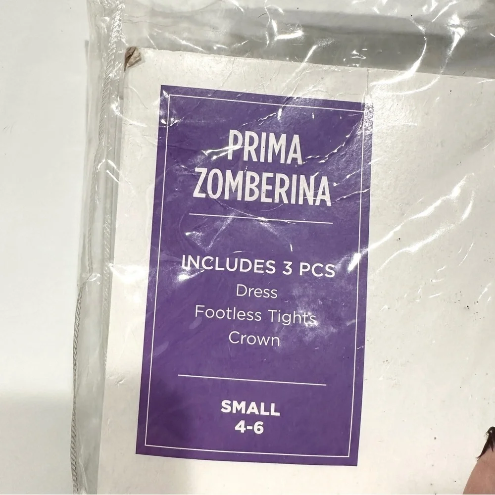 NIP Suit Yourself Costume Co Prima Zomberina 3pc Halloween Cosplay Costume